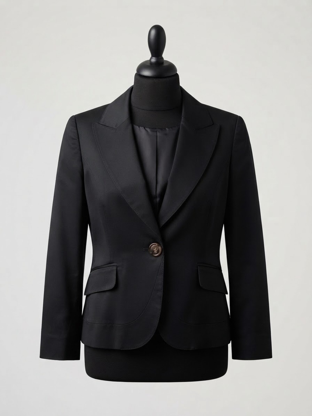 Lafayette 148 Black Slim-Fit Blazer